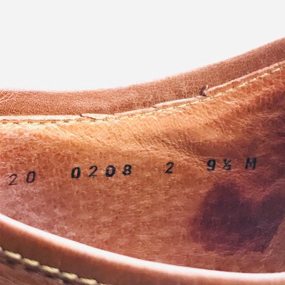 Johnston & Murphy Made In Italy Beautiful Brown Leather Men's Shoe Size 9.5M - Picture 11 of 11